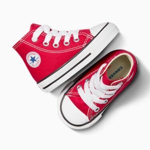 ❌ Sold on Mercari ❌ New Red Converse Chuck Taylor All Star Sneakers Toddler 4.